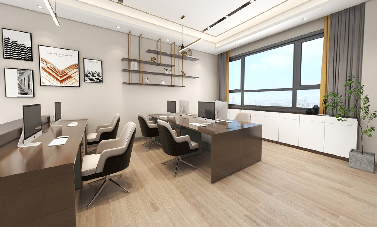 名品汇办公室装饰设计案例